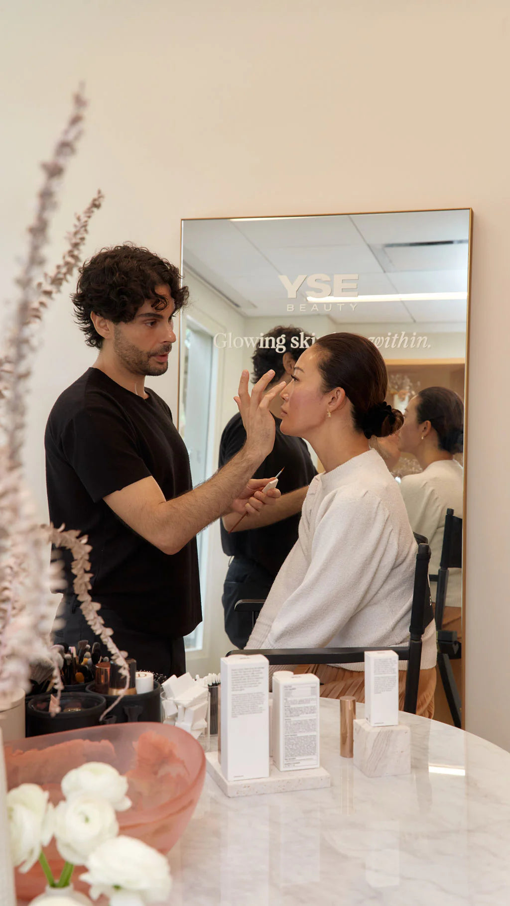 Insider Look at Molly's Intimate Event at YISE Beauty's HQ