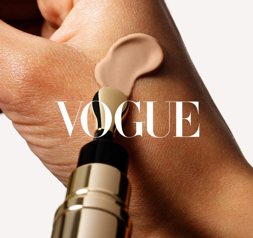 Vogue feature: Skin Glow SPF 30 Primer swatched on the arm
