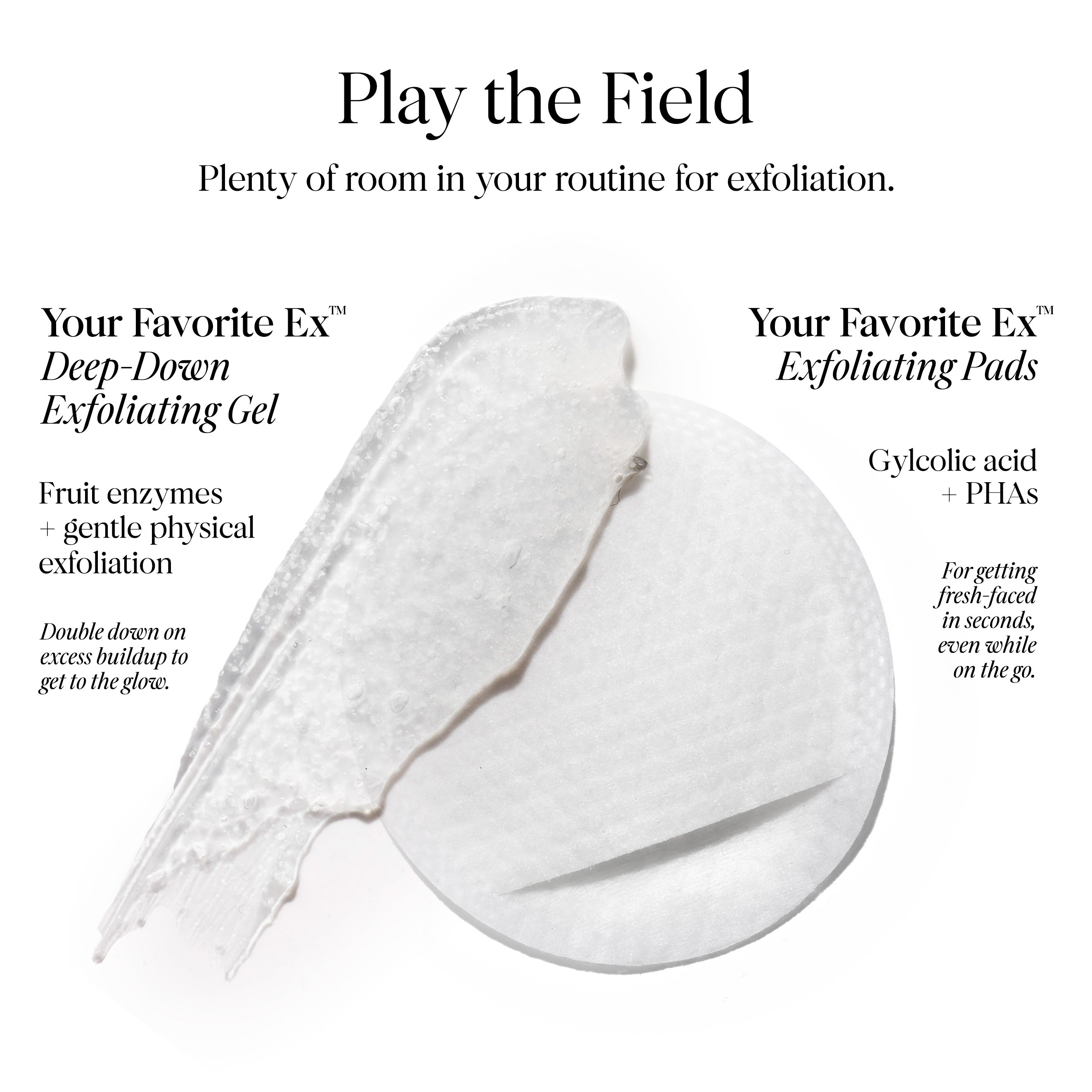 Facial Exfoliating Pads - with Glycolic Acid & PHAs - YISE Beauty